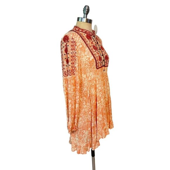 Anthropologie Claudia Embroidered Tunic Top Small - Picture 4 of 7